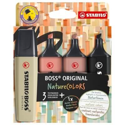 SIGNIRI STABILO BOSS  set 1/4 boje prirode II