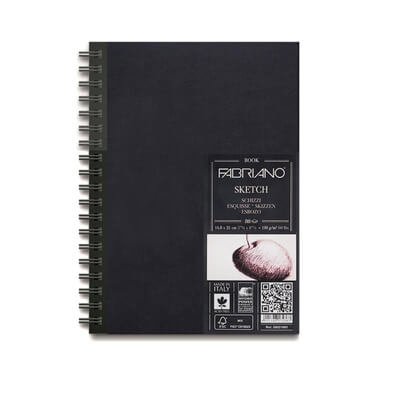 Blok sketch book spirala 21x14,8cm 80L 110g Fabriano 28014550