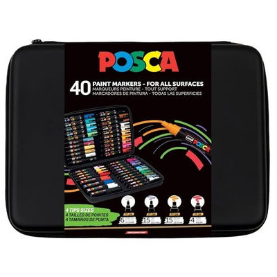 UNI SET PC-1M/3M/5M/8K GIFT POSCA ART 1/40