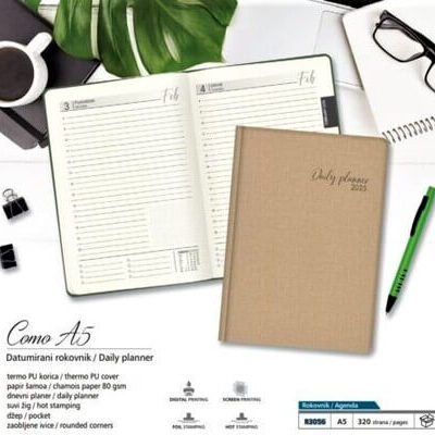 DATUMIRANI ROKOVNIK A5 COMO 2026