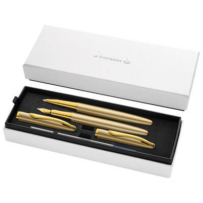 Set naliv pero+roler Jazz Noble Elegance PELIKAN zlatno