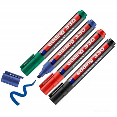 Permanent marker Edding 330 kosi vrh